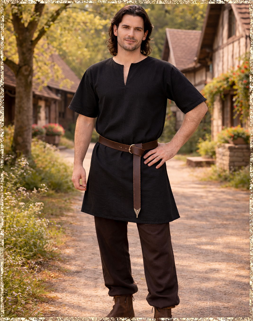 Schlichte Kurzarm - Tunika - 4 Farben Schlichte Kurzarm - Tunika - 4 Farben